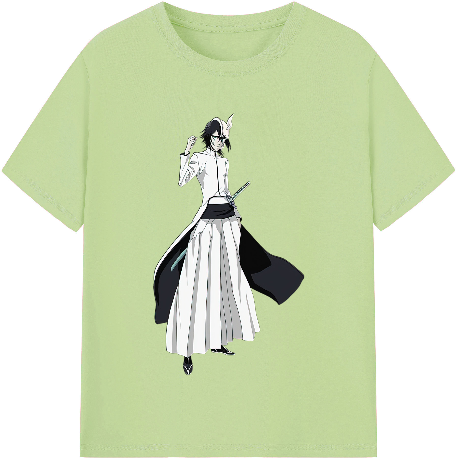 （画像用） ブリーチ ウルキオラ·シファー BLEACH Ulquiorra cifer 綿100％半袖Tシャツ（フロントプリント）